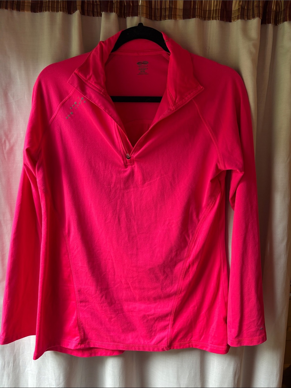 Champion Women's Neon Pink Quarter-Zip Pullover